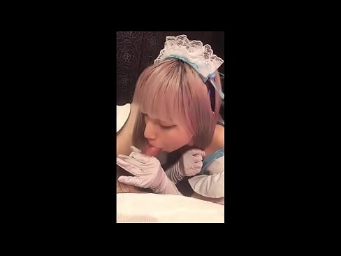 ❤️ Japonský idol [mayuka], kostým francouzské pokojské, část 1, orál a honění s pleťovým mlékem ❤ Porno video u nás ☑
